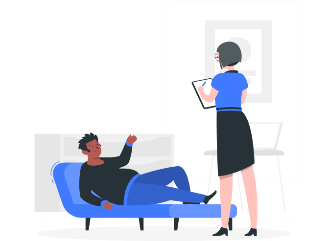 Клиент у психолога